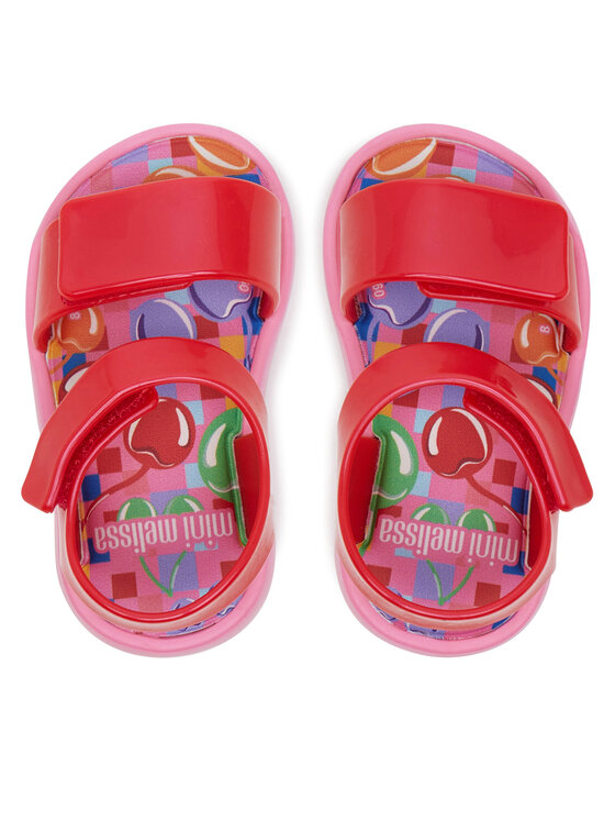 Melissa Melissa Sandały Mini Melissa Jump Print Bb 33663 Czerwony