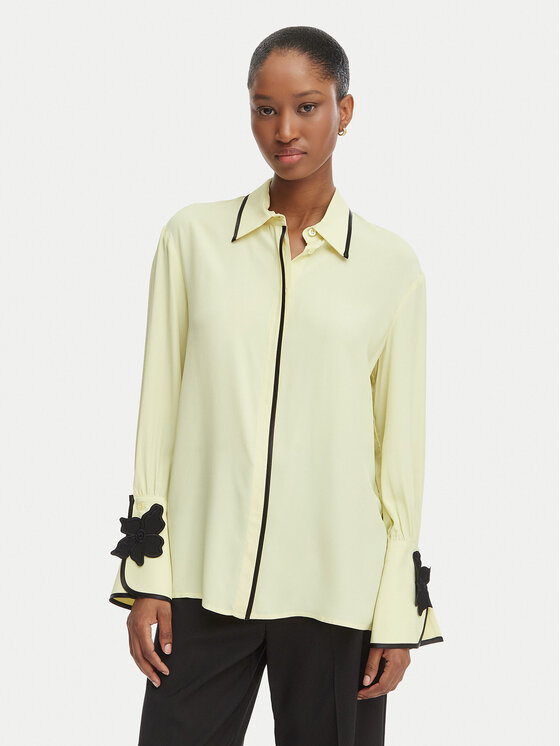 Simona Corsellini Simona Corsellini Camicia P26CPCA01301 Verde chiaro Regular Fit