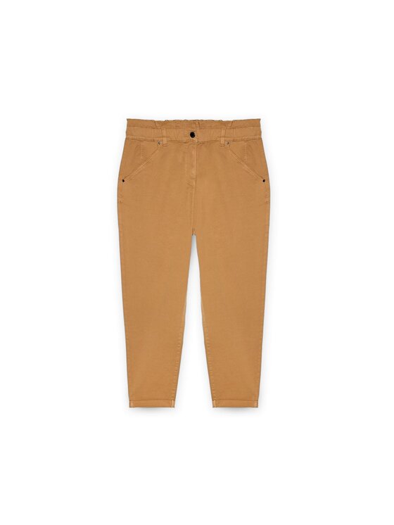 Fiorella Rubino Fiorella Rubino Pantaloni di tessuto P725T004982N012 Marrone Regular Fit