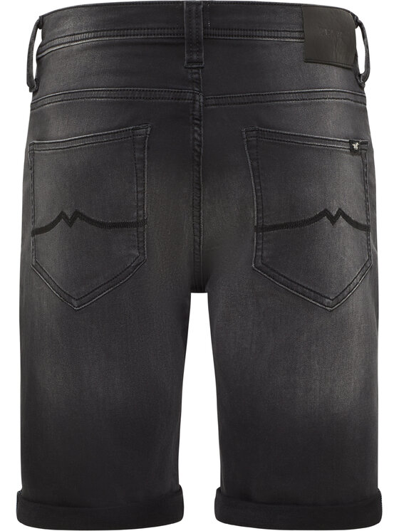 Mustang Mustang Pantaloncini di jeans Style Chicago Nero Slim Fit