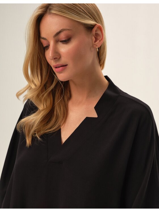 Esotiq Esotiq Piżama 42047 Czarny Loose Fit