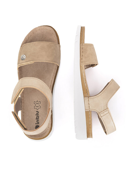 Inblu Inblu Sandały CN310200 Złoty