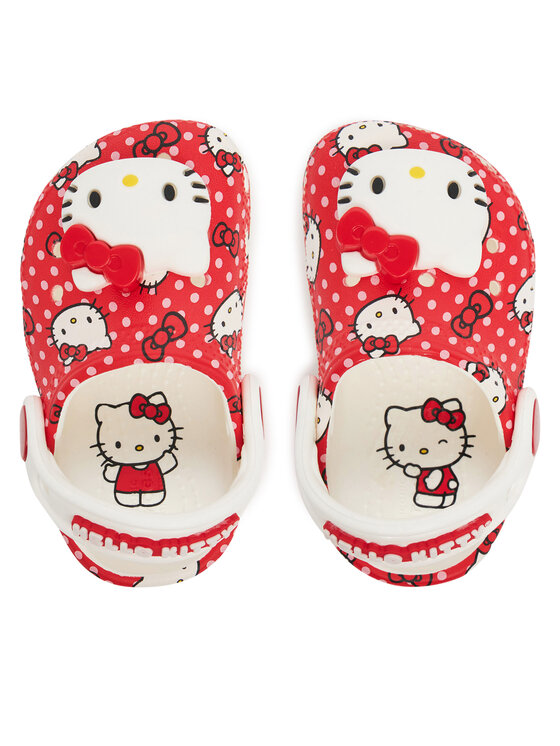 Crocs Crocs Klapki Hello Kitty Red Classic Clog T 210577 Kolorowy