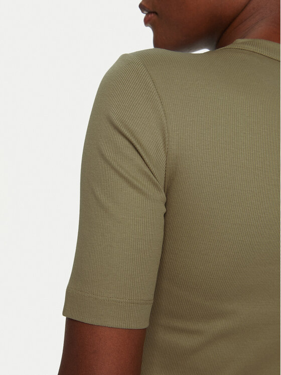 IVY OAK IVY OAK T-shirt Kristin IO1100X2351 Kaki Slim Fit