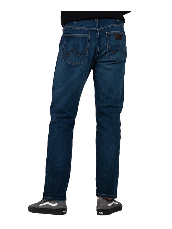 Wrangler Wrangler Jeansy W16VMQ350 Granatowy Relaxed Fit