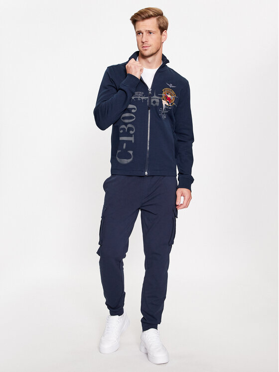 Aeronautica Militare Aeronautica Militare Felpa 232FE1802F511 Blu scuro Regular Fit