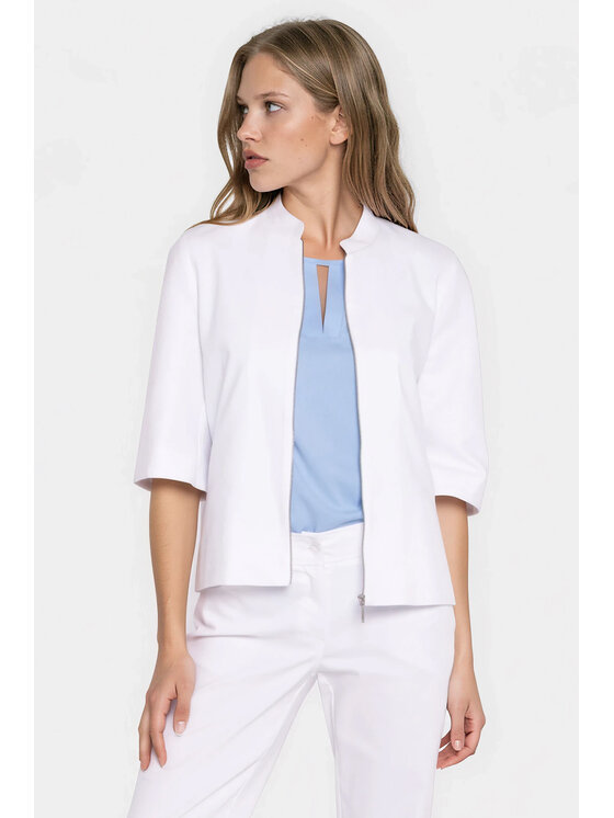 NIFE NIFE Sako Z101 Bílá Modern Relaxed Fit