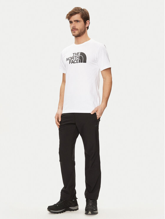 The North Face The North Face T-krekls Easy NF0A87N5 Balts Regular Fit