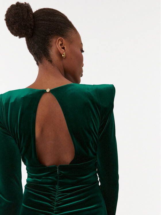 Babylon Babylon Abito da sera T_S00839 Verde Regular Fit