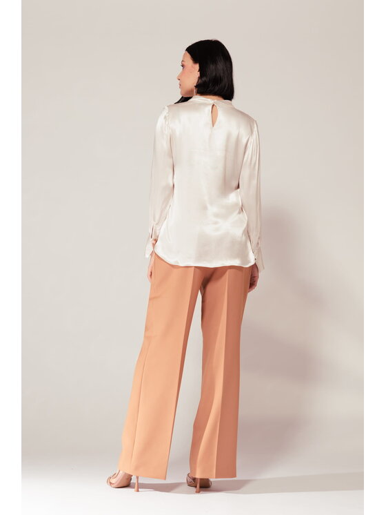 EMOI EMOI Bluzka staynowa ecru Écru Feminine Fit