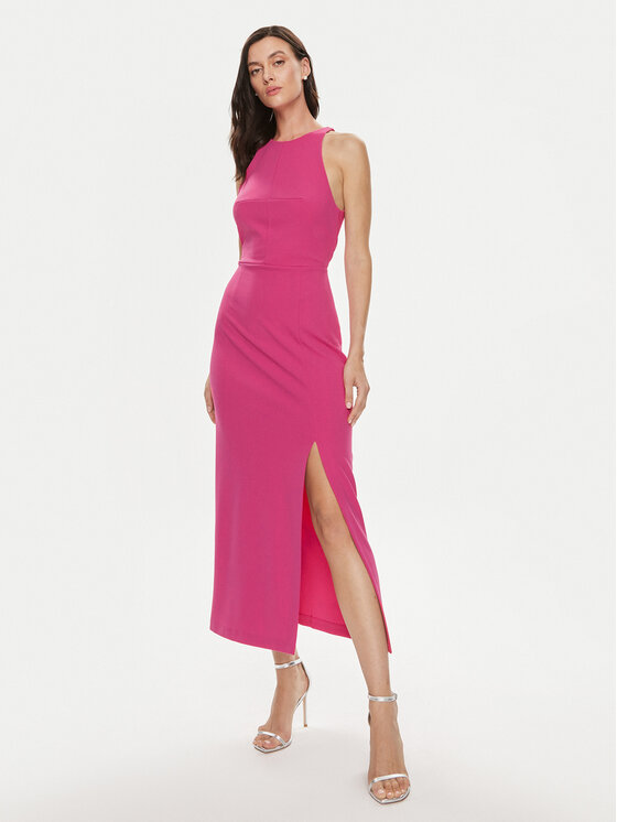 Imperial Imperial Cocktail obleka AERNHAW Roza Slim Fit