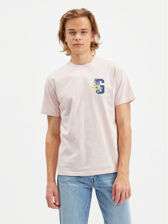 Gap Gap T-Shirt 586480-03 Růžová Regular Fit