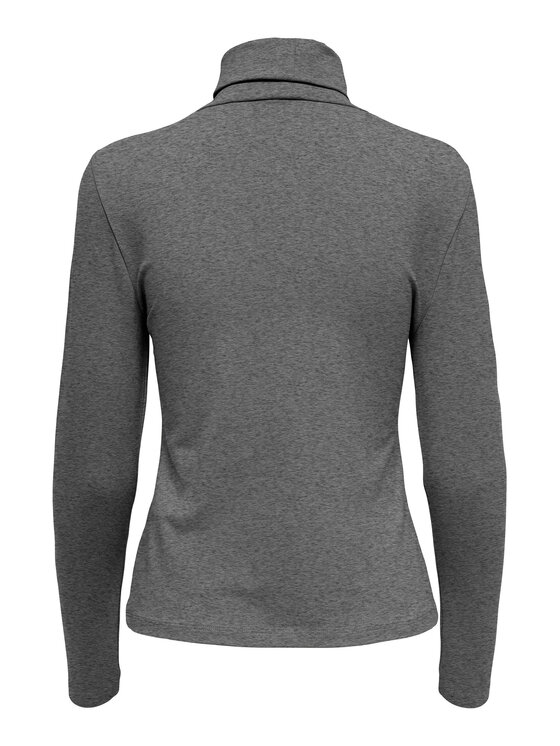 ONLY ONLY Golfas 15280335 Pilka Regular Fit