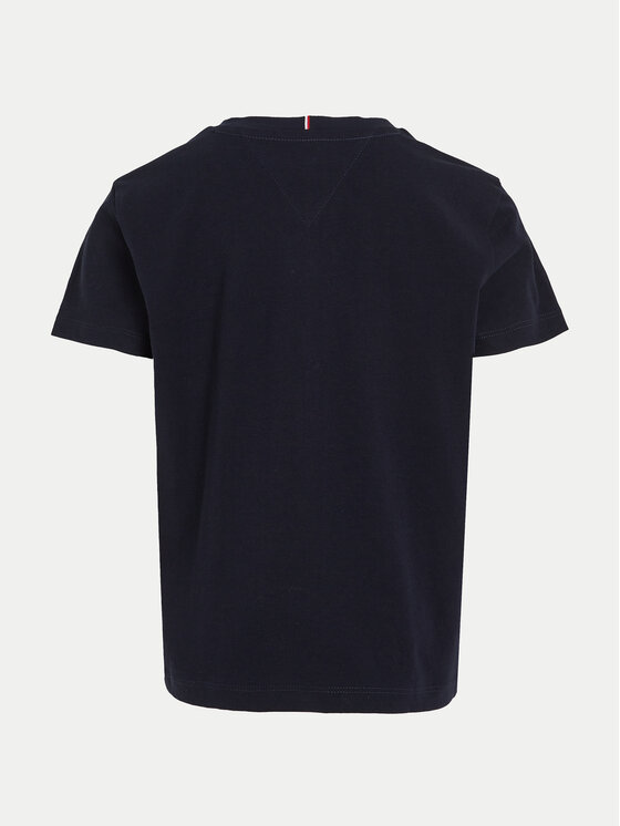 Tommy Hilfiger Tommy Hilfiger T-Shirt KG0KG08007 Granatowy Regular Fit