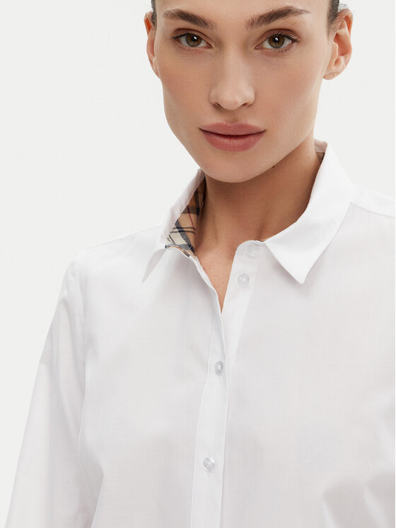 Barbour Barbour Cămașă Derwent LSH1409WH33 Alb Regular Fit