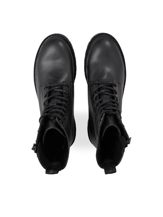 Calvin Klein Jeans Calvin Klein Jeans Planinarske cipele Combat Mid Laceup Boot Wn YW0YW01255 Crna