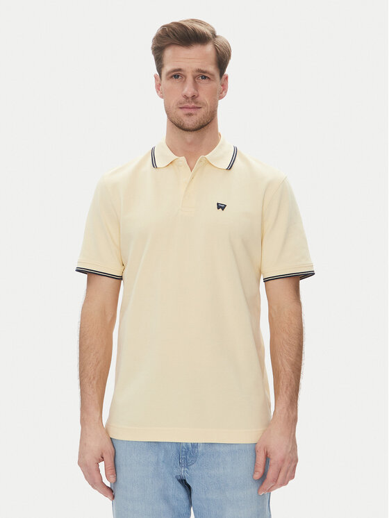 Wrangler Wrangler Pólóing 112362826 Sárga Regular Fit