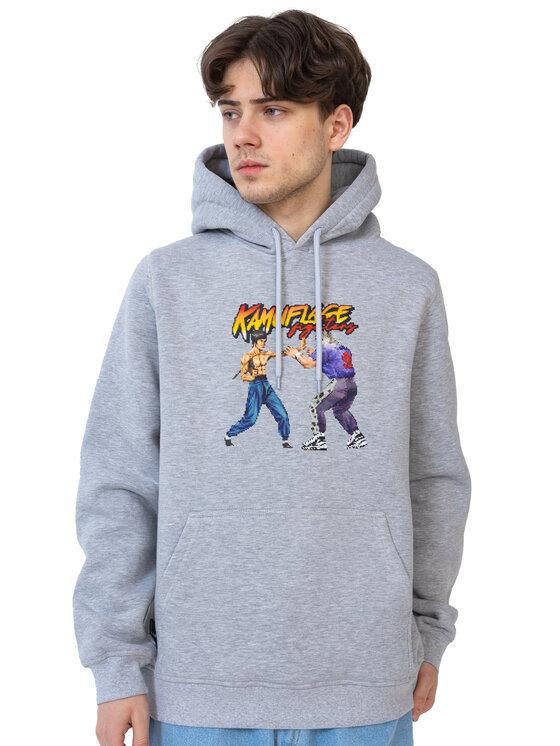 Kamuflage Kamuflage Bluza Kamuflage Endgame Szary Comfortable Fit