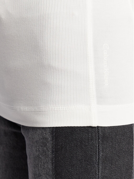 Top Rib Racer K20K203670 Bianco Slim Fit