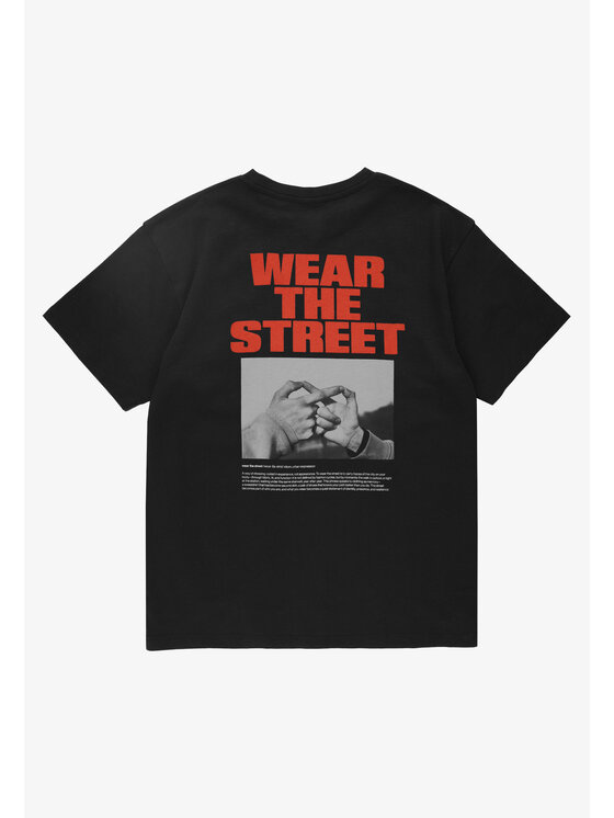 PROSTO. PROSTO. T-Shirt Wear The Street KL261MTEE1182 Czarny Oversize