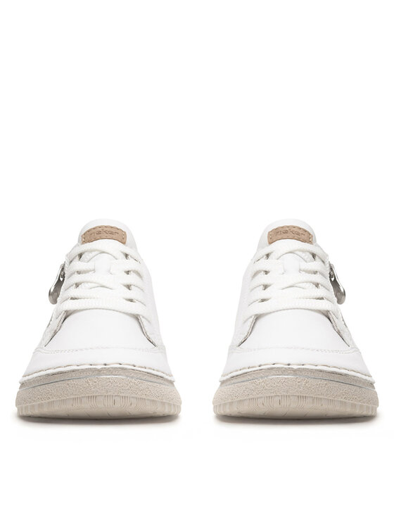 Rieker Rieker Sneakersy 50905-80 Biały