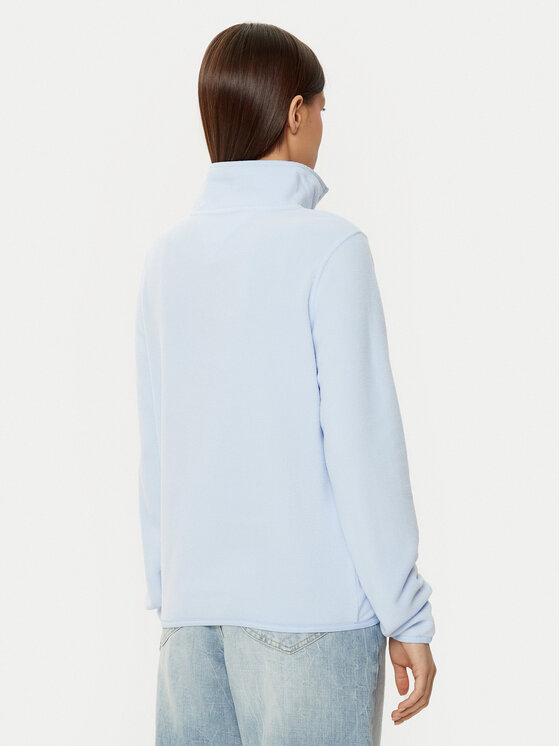 Tommy Jeans Tommy Jeans Felpa di pile DW0DW19751 Celeste Regular Fit