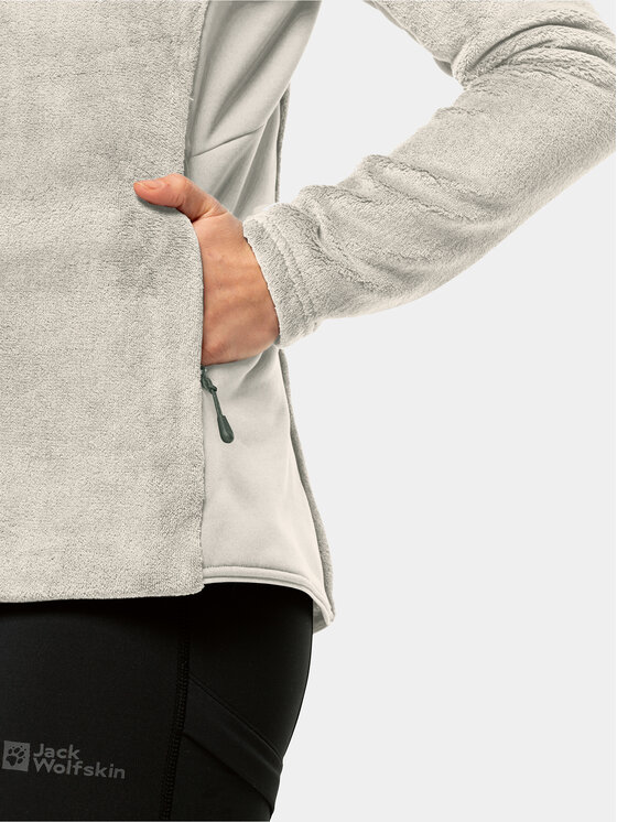 Jack Wolfskin Jack Wolfskin Fliso džemperis Rotwand Fz 1711421 Pilka Regular Fit