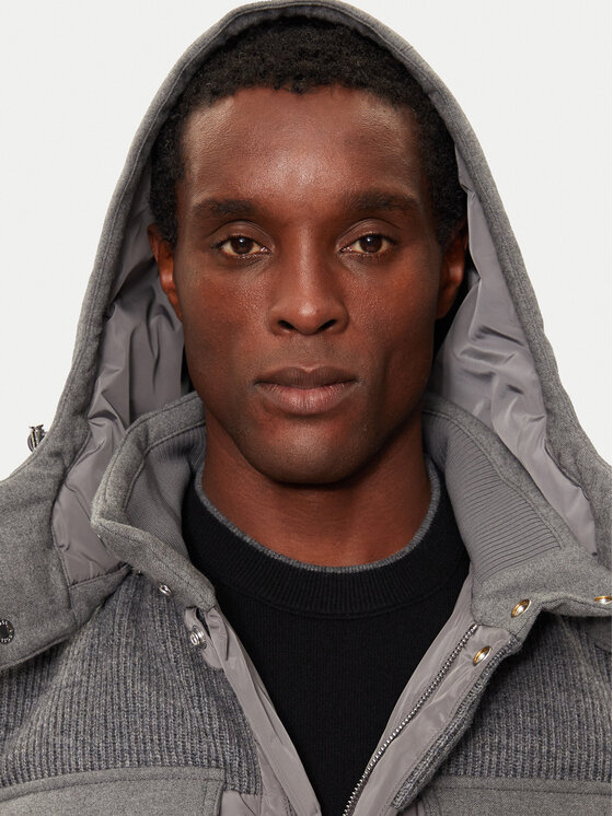 BOSS BOSS Зимова куртка C-Caniel 50524358 Сірий Regular Fit