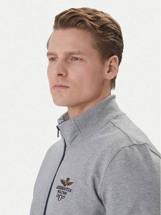 Aeronautica Militare Aeronautica Militare Tepláková souprava 261TF0108UF00674 Šedá Regular Fit