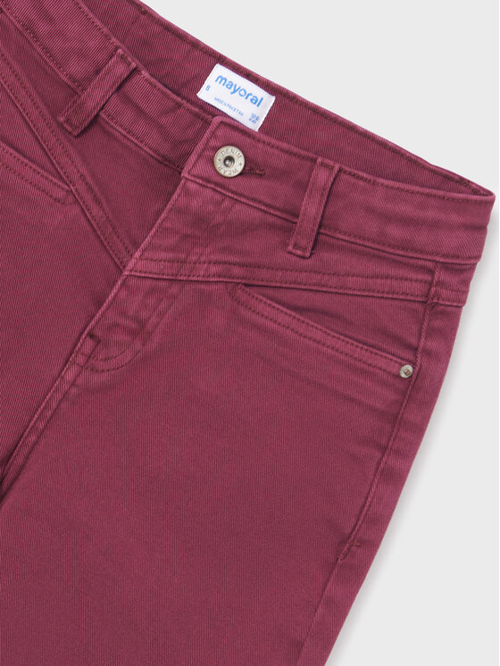 Mayoral Mayoral Medžiaginės kelnės 7.510 Violetinė Regular Fit