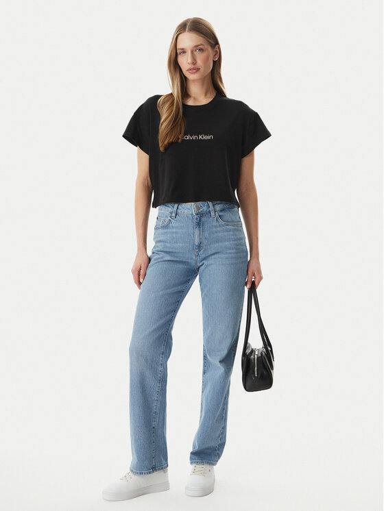 Calvin Klein Underwear Calvin Klein Underwear T-shirt LV00QS7656 Crna Boxy Fit