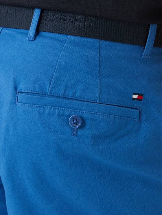 Tommy Hilfiger Tommy Hilfiger Komplet szorty i pasek Denton MW0MW42349 Niebieski Slim Fit