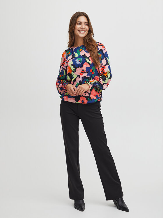 Fransa Fransa Блузка 20612478 Кольоровий Regular Fit