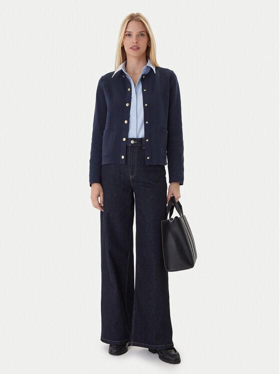 Tommy Hilfiger Tommy Hilfiger Kardigan WW0WW40846 Tamnoplava Regular Fit