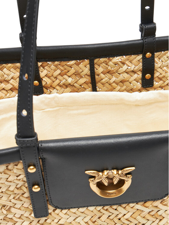 PINKO PINKO Torebka Love Summer Basket PE 25 PLTT 103324 A1RL Beżowy