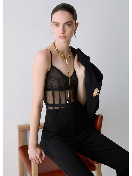 Liu Jo Liu Jo Top CF6244J194122222 Nero Regular Fit