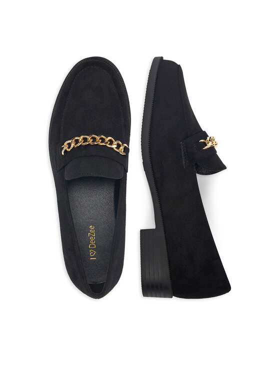 DeeZee DeeZee Loafersy LE527-14 Černá