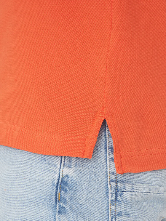 Tommy Hilfiger Tommy Hilfiger Polo 1985 MW0MW17771 Pomarańczowy Slim Fit