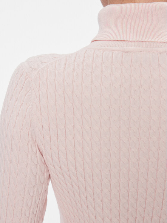 Tommy Hilfiger Tommy Hilfiger Dolčevita WW0WW40678 Ružičasta Slim Fit
