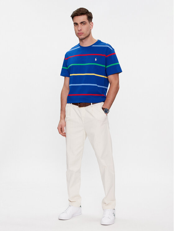 Polo Ralph Lauren Polo Ralph Lauren T-Shirt 710927064001 Niebieski Classic Fit
