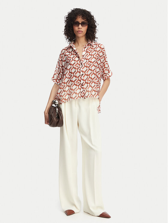 Max Mara Beachwear Max Mara Beachwear Сорочка Ariete 2616111049 Кольоровий Regular Fit