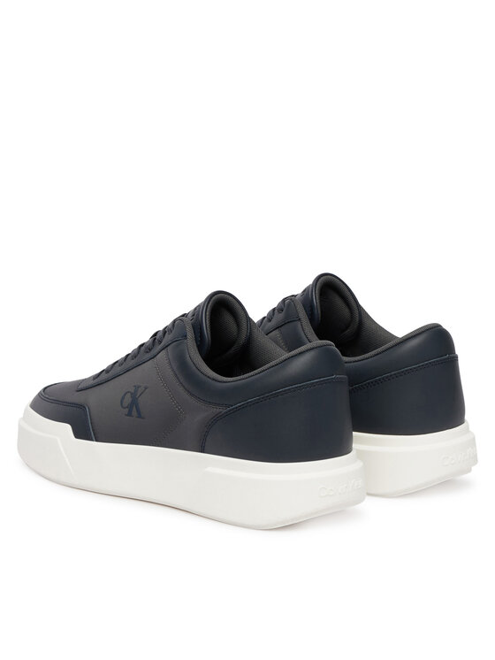 Calvin Klein Calvin Klein Sneakersy Chunky Cups Laceup Oxf Mix Mat HM0HM02326 Granatowy
