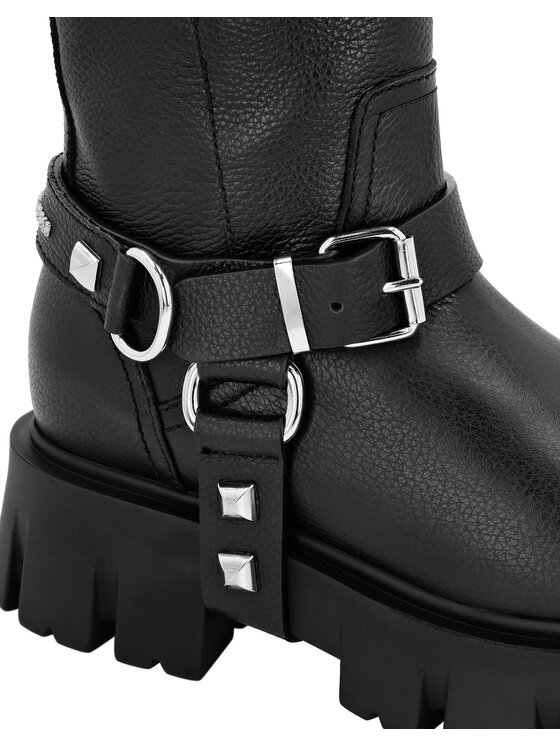 PHILIPP PLEIN PHILIPP PLEIN Kozaki 1843 Czarny