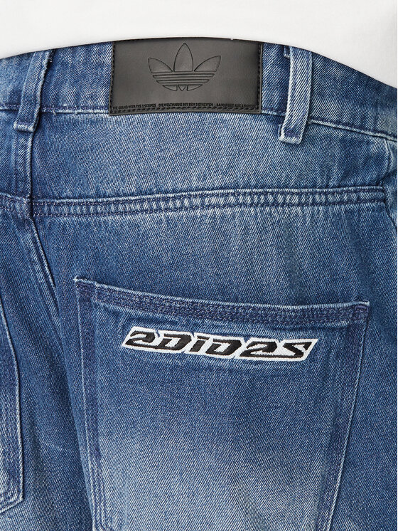 adidas adidas Jeansy KQ8864 Niebieski Loose Fit