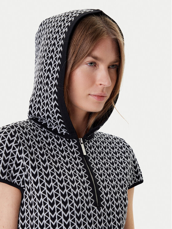 MICHAEL Michael Kors MICHAEL Michael Kors Pletena obleka MT5834LHQG Siva Regular Fit