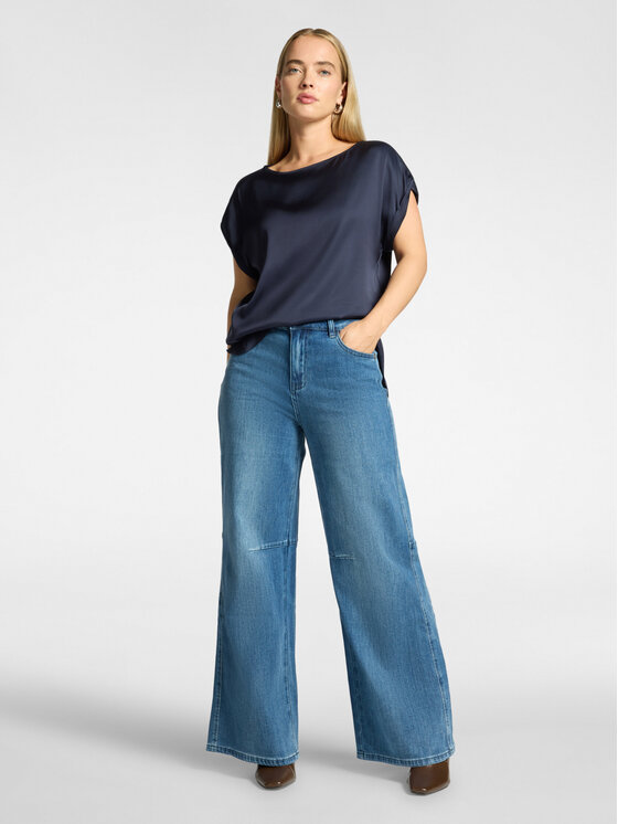 Elena Mirò Elena Mirò Bluzka 2086P100217N034 Niebieski Regular Fit