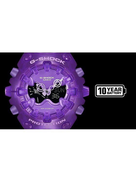 Casio Casio Zegarek GA-V01SKE-6AER Fioletowy