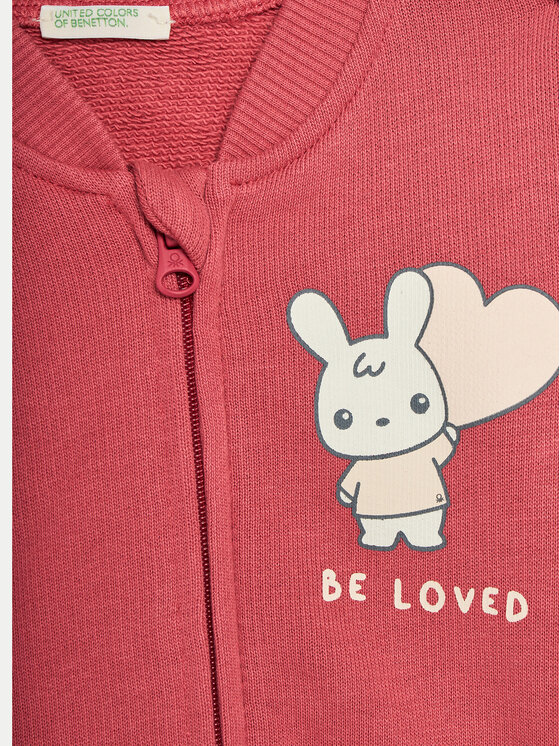 United Colors Of Benetton United Colors Of Benetton Dres 3J70AK00R Różowy Regular Fit
