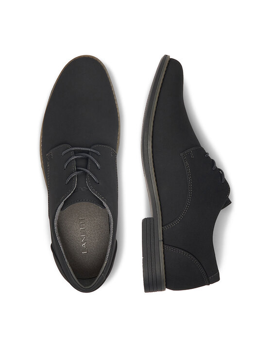 Lanetti Lanetti Halbschuhe CEO-VEGA-01 MBS Schwarz
