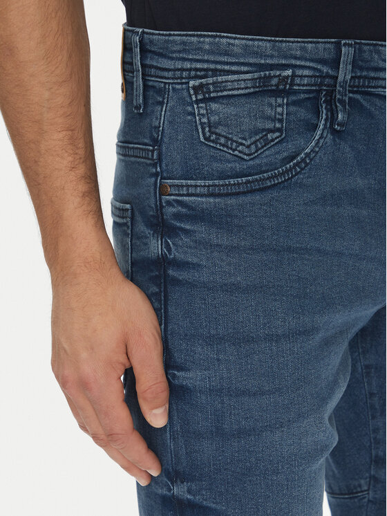 INDICODE INDICODE Szorty jeansowe Kem 70-172 Niebieski Slim Fit